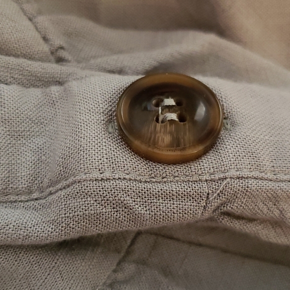 Button Down Drop Waist Tunic Dress Top - Picture 7 of 7